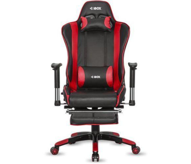 iBOX Fotel gamingowy IBOX Aurora GT1 Czarno-czerwony GT1CZARNY/CZ - 1380191 - zdjęcie